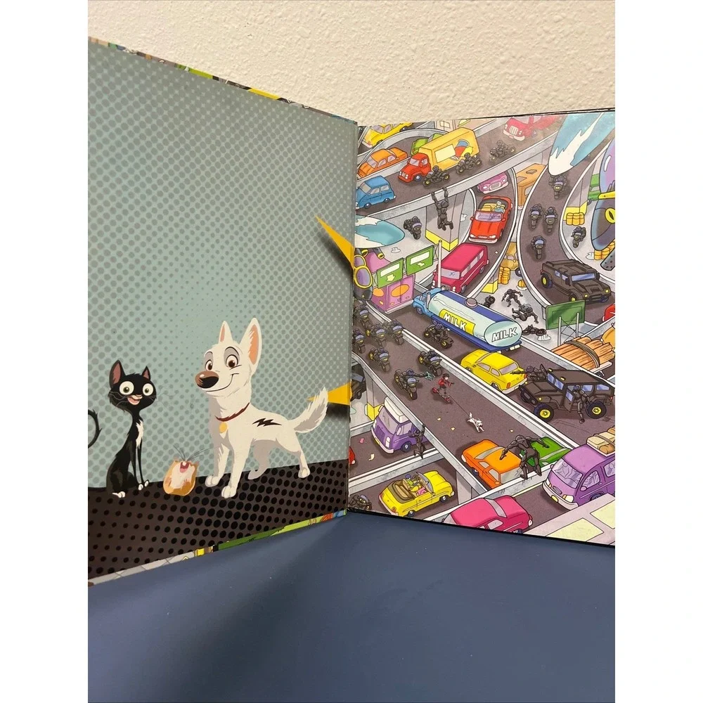 Disney Look and Find Chicken Little & Bolt - hardcover Disny|Art Mawhinney